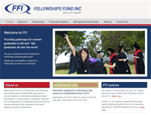 Tablet Screenshot of fellowshipsfund.com.au